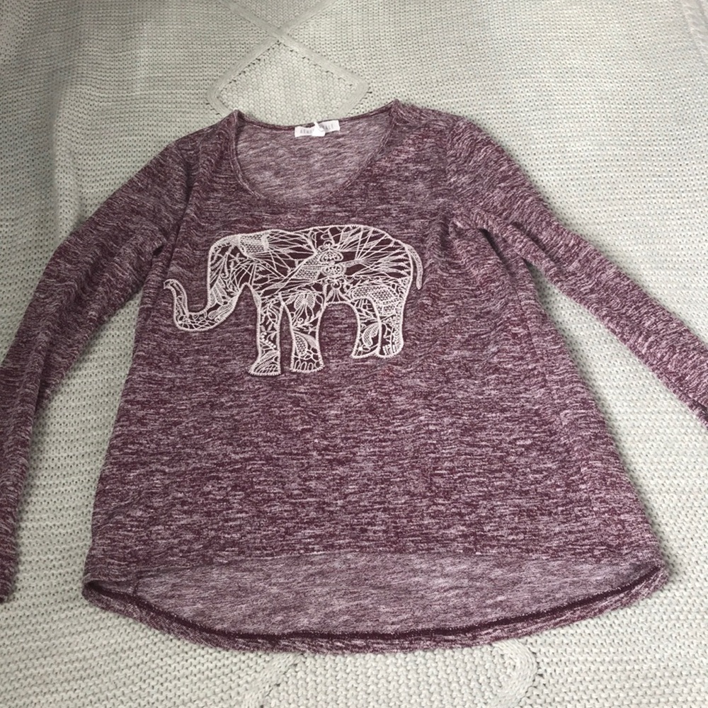 Maroon sweater